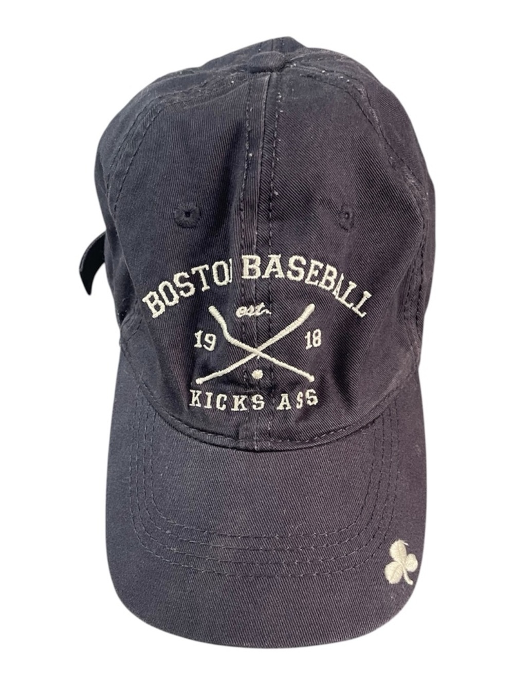 RARE!!! Vintage Boston Baseball Kicks A$$  Black Cap